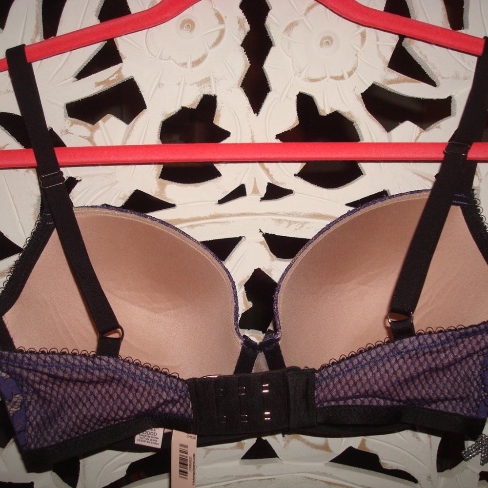 VICTORIA'S SECRET DREAM ANGELS BRA 32DDD PURPLE - Picture 3 of 3